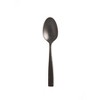 Fortessa Tableware Solutions 5pc Lucca Faceted Brushed Flatware Set Black: 18/10 Stainless Steel, Dishwasher-Safe, Service for 1 - 4 of 4