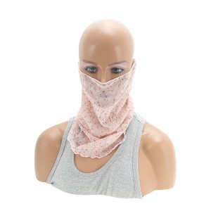 Unique Bargains Ditsy Floral Print Earloop Neck Gaiter 1 Pc - 1 of 4