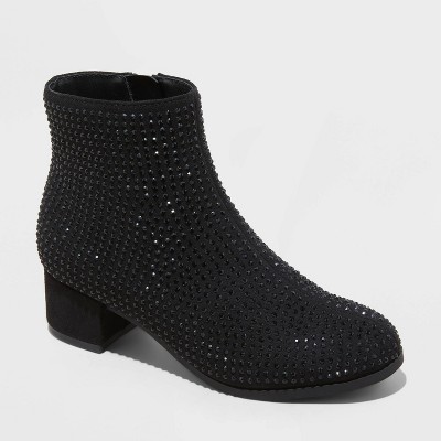 Kids' Gita Rhinestone Boots - art class™ Black