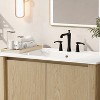 FURNIinspire Bathroom Storage Cabinets Modern Bathroom Vanity With Rectangle Ceramic Sink, Bathroom Organizers And Storage, Brown, 18"*35.5"*34.25" - 2 of 4