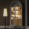 72" Tall Auto Sensor Light Arched Cabinet - 4 of 4