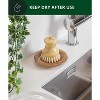 Royal Craft Wood Bamboo Dish Scrub Brush with Handle - 3 of 4