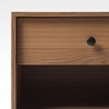 PAGED Wooden Nightstand with 1-Drawer, Mid-Century Modern Bedside Table with Smooth Metal Glides, End Table for Bedroom - 4 of 4