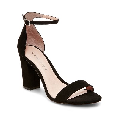 Black Heeled Sandals Target