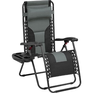 Yaheetech 2pcs 26in Padded Outdoor Zero Gravity Chair - 1 of 4