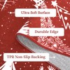 Merry Christmas Rug Washable Area Rugs Xmas Tree Holiday Decor Carpet, 4'x6' - 3 of 4