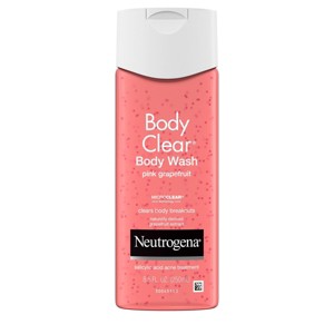 Neutrogena Body Clear Pink Grapefruit Acne Body Wash with Vitamin C for Body Breakouts - 8.5 fl oz - 1 of 4