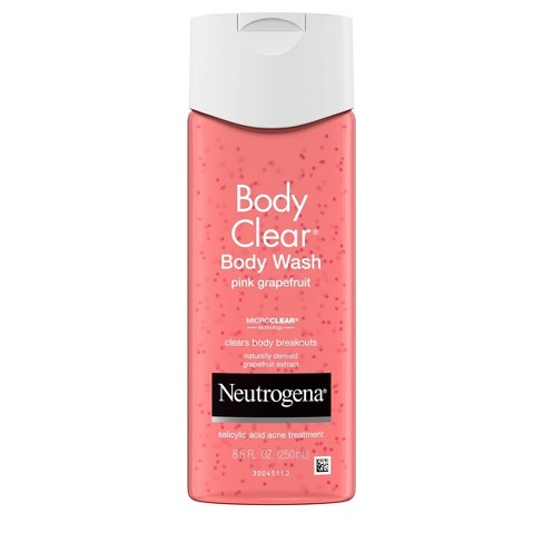 Neutrogena Body Clear Pink Grapefruit Acne Body Wash With Vitamin