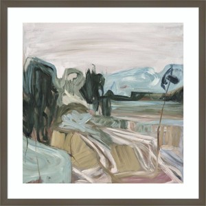 Amanti Art Formless Fields by Urban Road Wood Framed Wall Art Print - 1 of 4