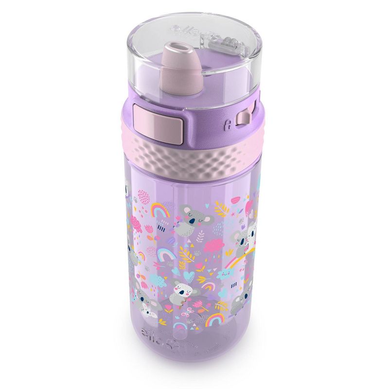 Stratus Plastic Kids&#39; 16oz Water Bottle Purple/Pink Koala - Ello, 2 of 5