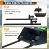 Clamp-on Pallet Forks, Tractor Bucket Pallet Forks, Heavy Duty Front Loader Forks for Skid Steer Tractor - 3 of 4
