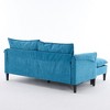 JOYRACER Convertible U-Shaped Sectional Sofa with Storage Ottoman & Multiple Pillows, 2-Seater Couch for Living Room, Bedroom & Small Spaces - 4 of 4