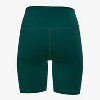 Calypsa Women's Plus Size Chlorine Resistant Tummy Control Long Bike Swim Shorts - 3 of 4