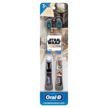Oral-B Kids Manual Toothbrush featuring Star Wars: The Mandalorian Extra Soft Bristles - 2ct