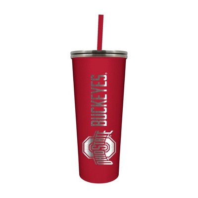 Ncaa Ohio State Buckeyes 20oz Mascot Stainless Steel Tumbler : Target