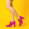 Perphy Women's Pointed Toe Chunky Heels Ankle Booties - 4 of 4