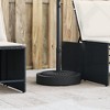vidaXL Parasol Base Black PE and concrete with iron tube Medium - 2 of 4