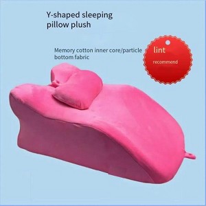 KTMBDW Foam Ergonomic Wedge Pillow, Prone Pillow for Sleeping, Reading Pillow for Bed, Ergonomic Support for Back Pain, Acid Reflux & Sitting Up - 1 of 4