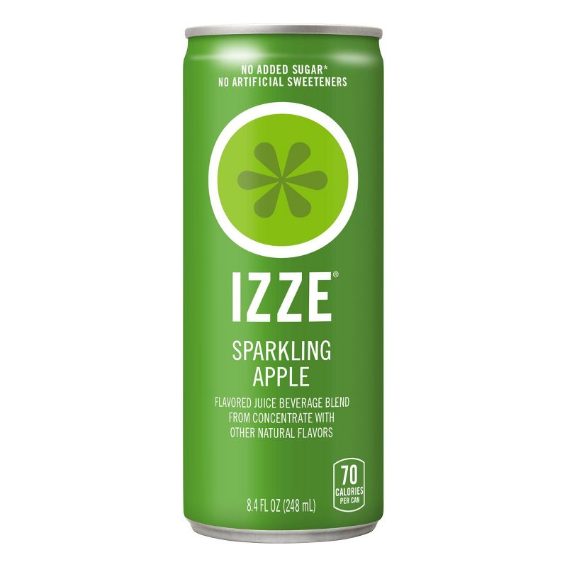 IZZE Apple Sparkling Juice - 6pk/8.4 fl oz Cans, 2 of 5