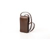 THE DUST COMPANY Leather Phone Holder Dark Brown Silicon Valley Collection - 4 of 4