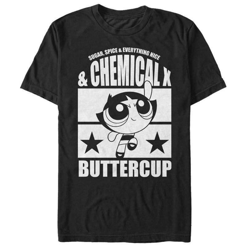 Men's The Powerpuff Girls Chemical X Buttercup T-Shirt, 1 of 5