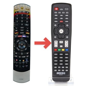 Anderic Substitute for Toshiba CT-90367 TV Remote Control [RR90395