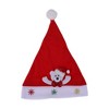 Unique Bargains Christmas Hat Polyester Non-Woven Fabric Red 11.81"x15.35" 1 Pc - 4 of 4