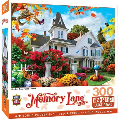 MasterPieces Inc October Skies 300 Piece Large EZ Grip Jigsaw Puzzle