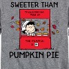 Boys' - Peanuts - Sweeter Than Pumpkin Pie Long Sleeve Graphic T-Shirt - 2 of 4