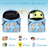 Preschool Backpack for Girls Tollder Cute Small Dinosaur Daycare Bag Kindergarten Nursery School Book Bag,Fox Pattern - - 2 of 4