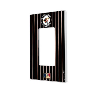 MLB Cooperstown East Teams Pinstripe Hidden-Screw Light Switch Plate for Single Rocker - 1 of 4