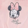Disney Minnie Mouse Girls 2 Piece Velour Hoodie with Ears and Pants Set for Toddlers and Big Kids - 3 of 4