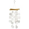 Woodstock Wind Chimes Asli ArtsÃ‚Â® Collection  Mini Capiz Chime  12'' Wind Chime for Outdoor Patio Garden Decor - 2 of 4