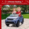 12V Kids Electric Ride On Car, 2 Motors, 3 Speed Settings, Parent Remote Control, Safety Belt, LED Lights & Music - 2 of 4