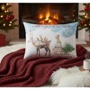 Woodland Celebration 18x13 Inch Climaweave Pillow by Manual Woodworkers and Weavers - 2 of 3