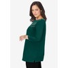 Jessica London Stretch Cotton Boatneck Tunic - 4 of 4
