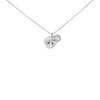 Haus of Brilliance Silver 1/5 Cttw Black Diamond Beagle Dog Medallion and Charm Pendant Necklace - 2 of 4