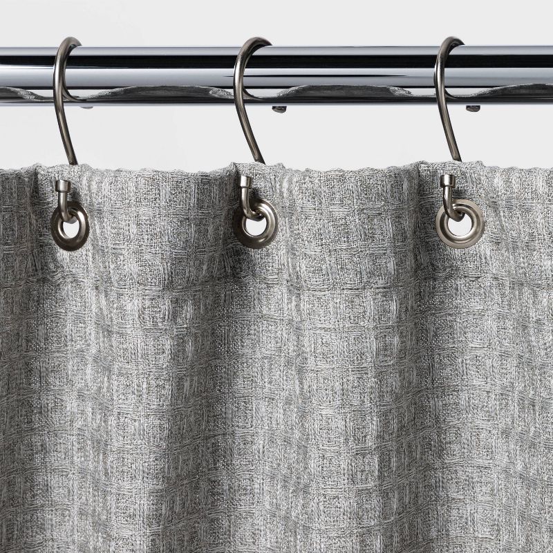 Waffle Weave Shower Curtain - Threshold™, 3 of 5