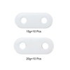 Unique Bargains Home Office Hotel Windproof Curtain Tablecloth Weights White - 3 of 4