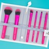 MODA Brush Total Face 7pc Travel Sized Flip Kit Makeup Brush Set, Includes Powder, Foundation, and Smoky Eye Makeup Brushes - 2 of 4