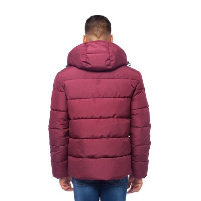Rokka&Rolla Men's Heavy Winter Coat Thermal Heat Puffer Jacket