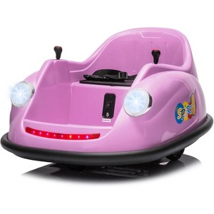 Coucheta Kids Bumper Car, 12V Electric Ride-On with Parent Remote Control, 360¡ã Spin, LED Lights & Music - 1 of 4