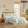 HLC.ME Floral Bed Sheets - Bed Sheet Set - Wrinkle Resistant & Ultra Soft - Fits Mattresses up to 15 Inches Deep - 3 of 4