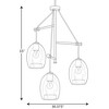 Progress Lighting, Caisson, 3-Light Pendant, Brushed Nickel, Clear Glass Shades Collection: Caisson, 3-Light Pendant, Brushed Nickel, Clear Glass - 2 of 4