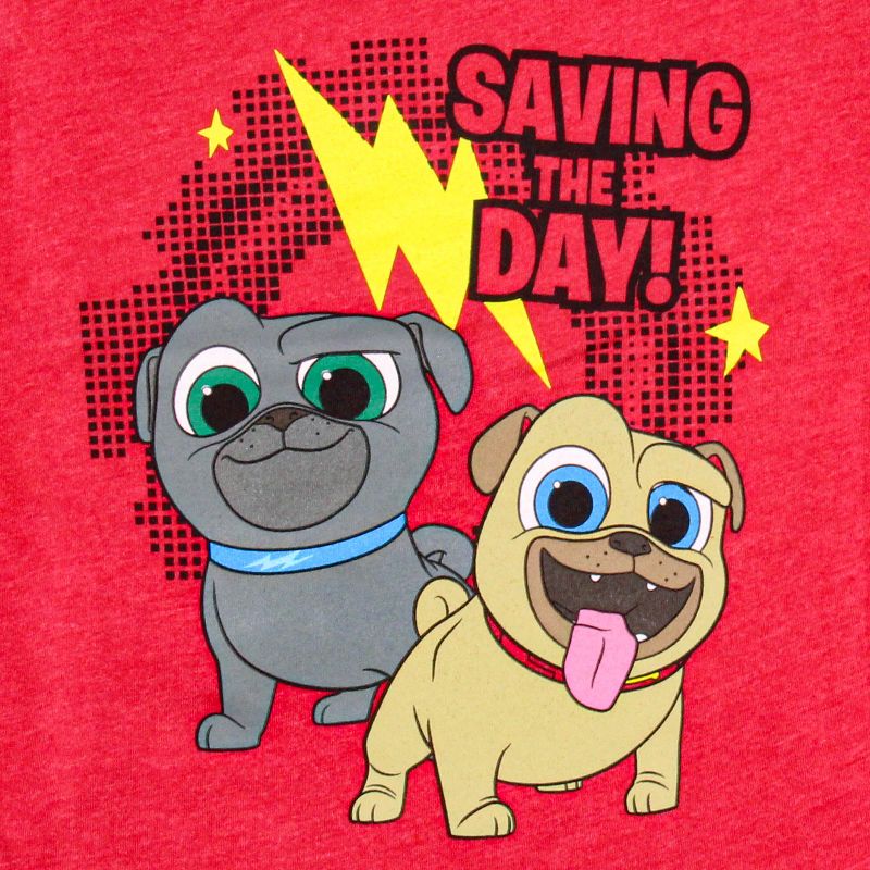 Disney Toddler Boys' Puppy Dog Pals Saving The Day Collectible T-Shirt, 3 of 4