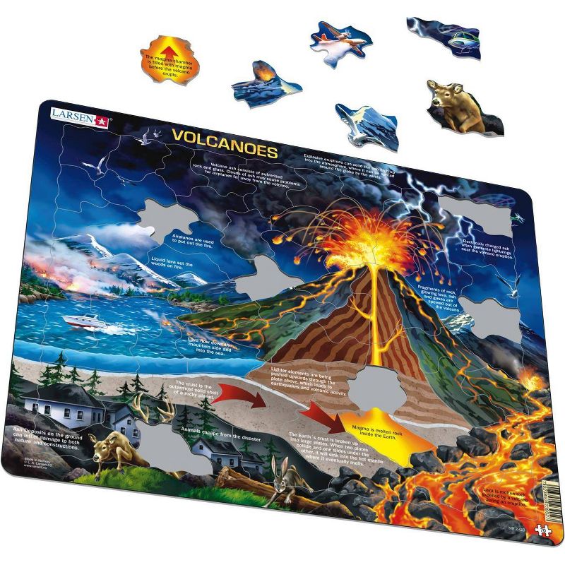 Springbok Larsen Volcanoes Children's Jigsaw Puzzles 70pc, 3 of 6