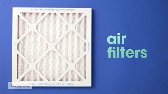 Aerostar AC Furnace Air Filter - Dust - MERV 8 - Box of 6, 2 of 3, play video