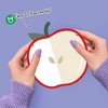 Big Dot of Happiness Apple Garland Banner, Back to School Classroom Teacher Decor, Fall Harvest Decor Backdrop, 30 Feet of Cord, 15 Paper Apple Shapes - 3 of 4