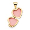 Black Bow Jewelry 14k Yellow Gold 10mm Polished Heart Shaped Locket - 3 of 4