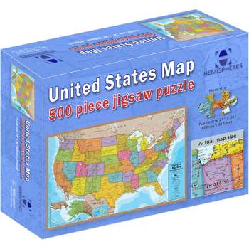 Hemispheres USA Puzzle, 500 Pieces